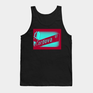 Cordova Street, Pasadena, California BLUE ACAI by Mistah Wilson Tank Top